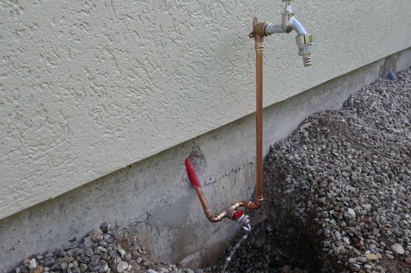 Copper Water Line Installation